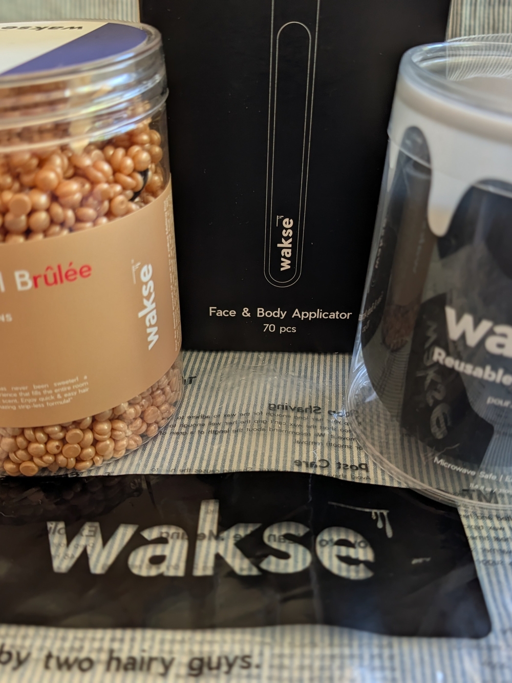 Wakse Caramel Brulee Waxing Kit